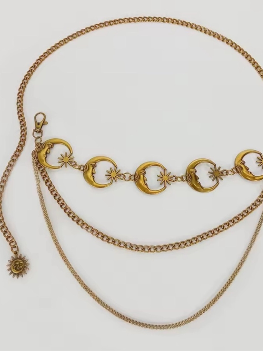 Gold Celestial Chain Belt - Picture 3 of 9